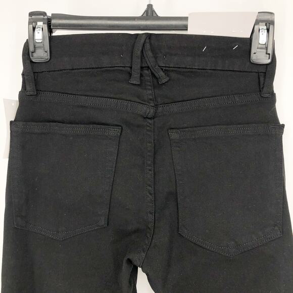 GOOD AMERICAN Womens Good Legs Jeans 2 26 Tall Black Stretch High Skinny NWT - Picture 9 of 14